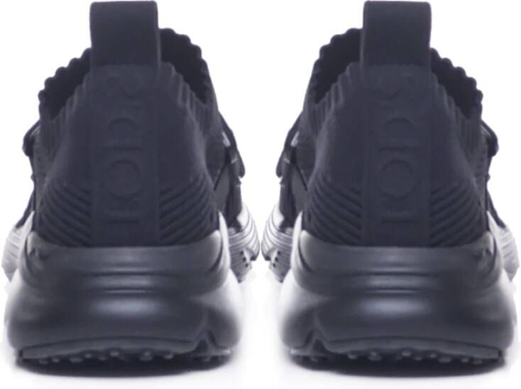 TOD'S Zwarte Mesh Hardloopschoen Italië Black Dames