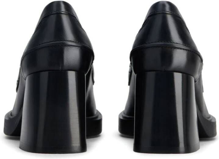 TOD'S Zwarte platte schoenen Elegant stijl Black Dames