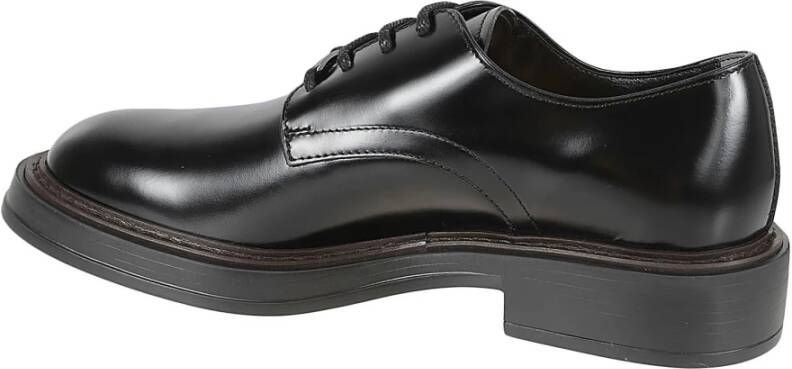 TOD'S Zwarte platte schoenen voor heren Black Heren