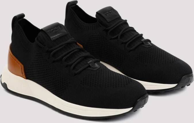 TOD'S Zwarte Sneakers Technisch Ontwerp Black Heren