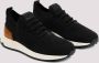 TOD'S Zwarte Sneakers Technisch Ontwerp Black Heren - Thumbnail 3