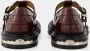 Toga Pulla Bordeaux Leren Loafers Puntige Neus Red Dames - Thumbnail 3