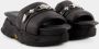 Toga Pulla Sandalen Aj1315 Sandals Leather Black in zwart - Thumbnail 3