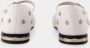 Toga Pulla Witte Leren Ballerinas Slip-On Ronde Neus White Dames - Thumbnail 4