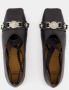 Toga Pulla Zwarte Leren Ballerina Slip-On Schoenen - Thumbnail 2