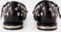 Toga Pulla Zwarte Leren Ballerina's Puntige Neus Black Dames - Thumbnail 3