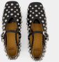 Toga Pulla Zwarte Leren Ballerina's Puntige Neus Black Dames - Thumbnail 4
