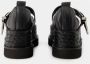 Toga Pulla Zwarte Leren Loafers Amandelvormige Neus Black Dames - Thumbnail 4