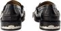 Toga Pulla Zwarte leren loafers met 4 cm hak - Thumbnail 2
