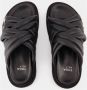 Toga Pulla Zwarte Leren Sandalen Slip-On Stijl - Thumbnail 3