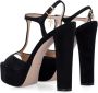 Tom Ford Zwarte Leren Blokhak Sandalen Black Dames - Thumbnail 2