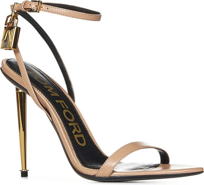 Tom Ford Beige Spike Heel Sandalen Beige Dames