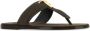 Tom Ford Bruine Leren Sandalen Stijlvolle Herenschoenen Brown Heren - Thumbnail 2