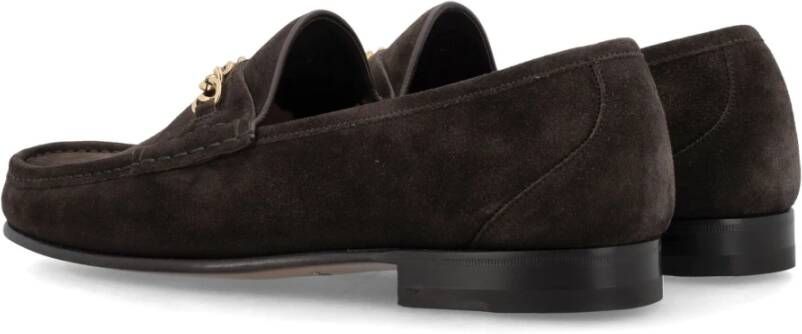 Tom Ford Chain Suede Loafers