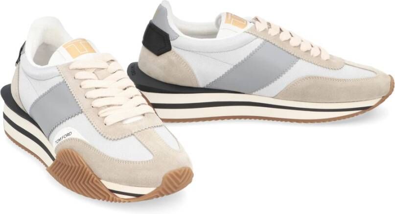 Tom Ford Chunky Sole Sneakers met Suede Inserts Multicolor Heren