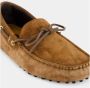 Tom Ford Donker Whiskey Suède Driver Mocassins - Thumbnail 2