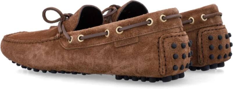 Tom Ford Donker Whisky Gesloten Schoenen Driver Loafers