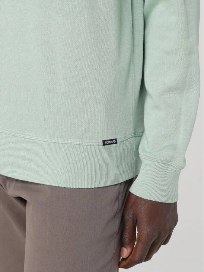 Tom Ford Framboos Kleurige Sweater met Ronde Hals