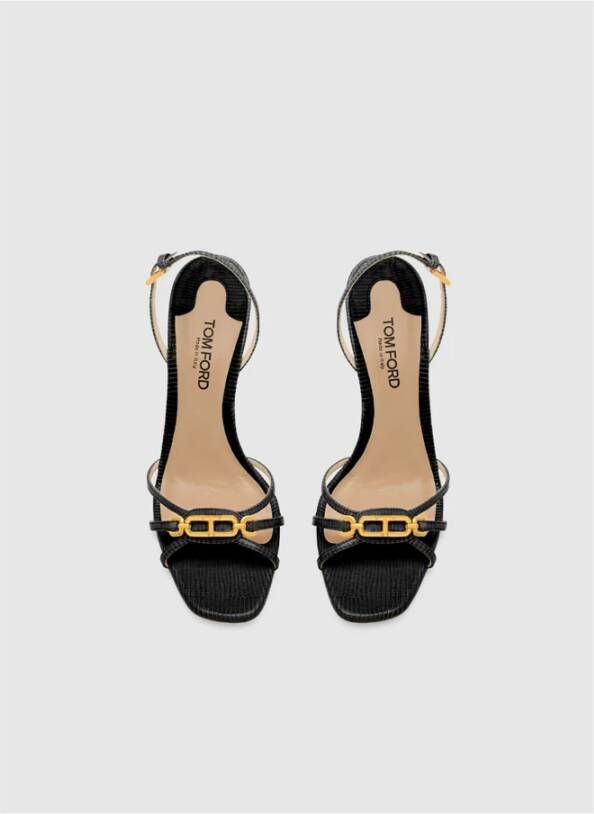 Tom Ford Gedrukte Hagedis Sandalen
