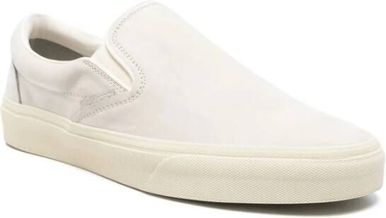 Tom Ford Grijze Slip-On Sneakers met Merk Binnenzool
