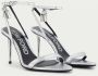 Tom Ford Padlock Pointy Naked 85mm Leren Sandalen - Thumbnail 4