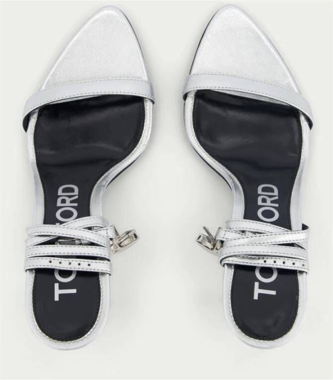 Tom Ford High Heel Sandals Gray Dames