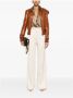 Tom Ford Ivoor Witte Tailored Bootcut Broek - Thumbnail 2