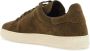 Tom Ford Militaire Sneakers Groen Suède Stijlvol Geperforeerd Green Heren - Thumbnail 4