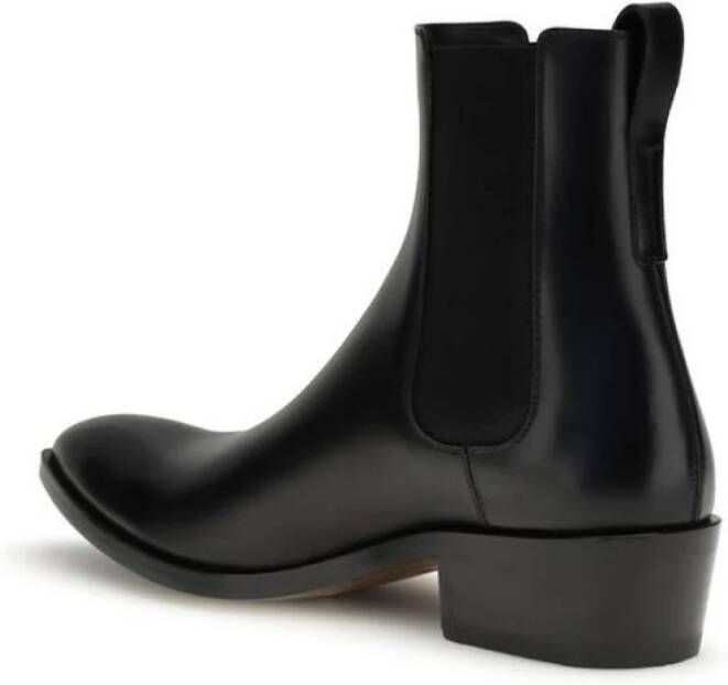 Tom Ford Klassieke Leren Enkellaarzen
