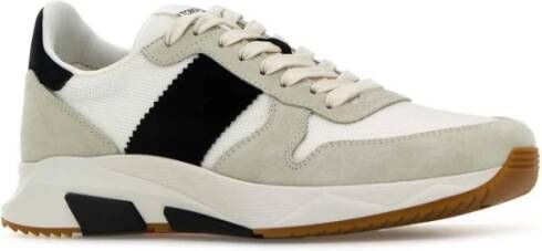 Tom Ford Kleurrijke Mesh & Suède Sneakers Multicolor Heren