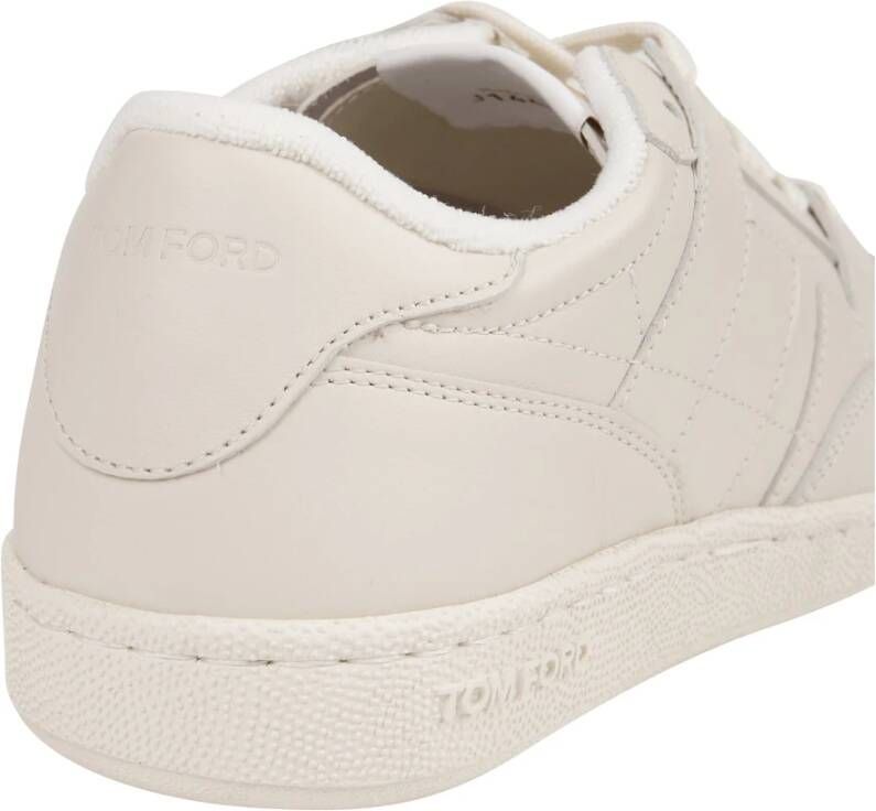 Tom Ford Lage Sneakers Beige Heren
