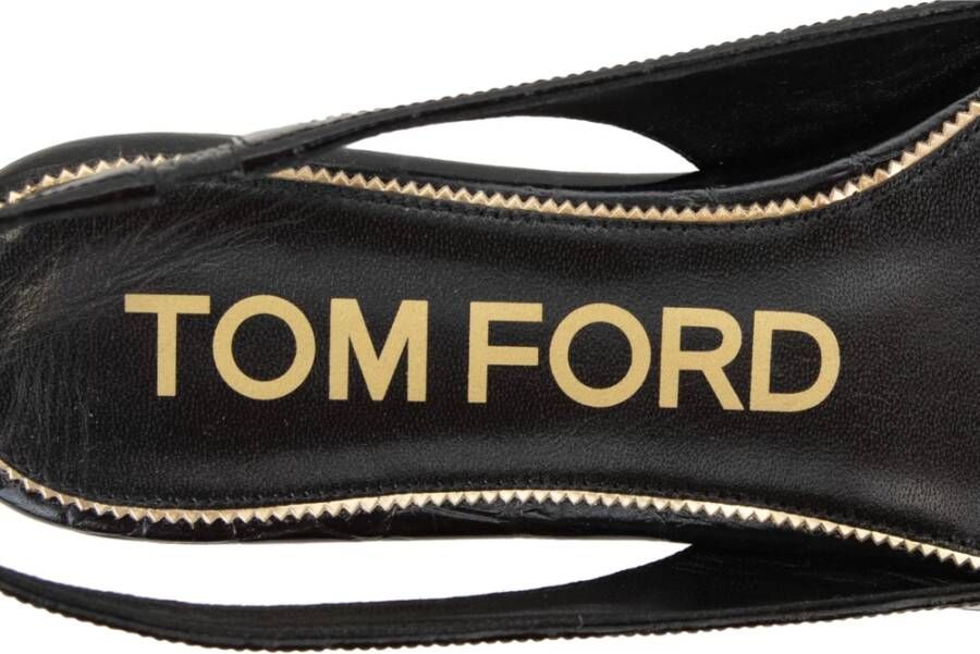 Tom Ford Leren Ballerina`s met Puntneus