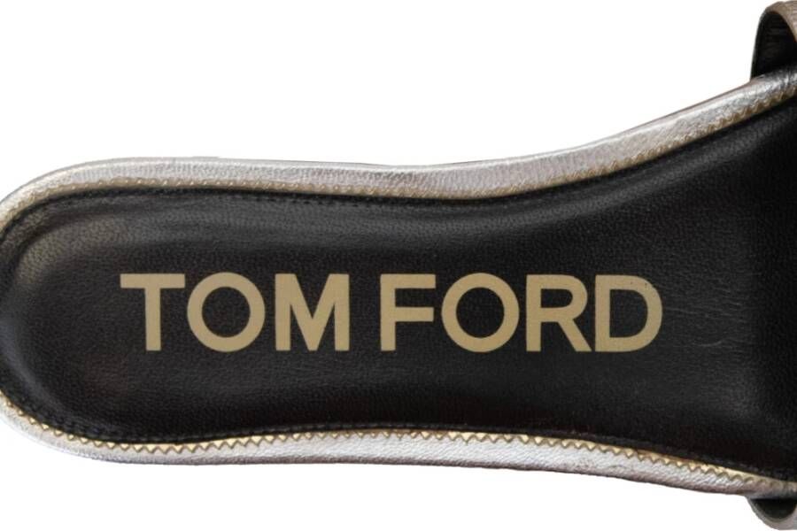 Tom Ford Leren instapsandalen