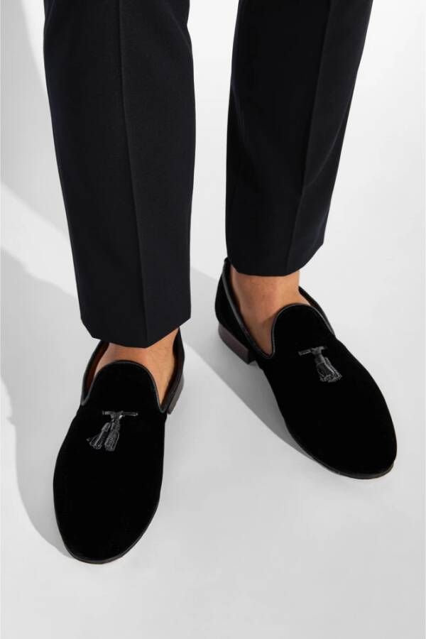 Tom Ford Leren loafers Black Heren