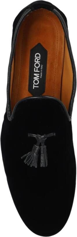 Tom Ford Leren loafers Black Heren