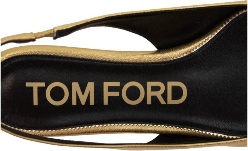 Tom Ford Leren Slip-On Ballerina Schoenen