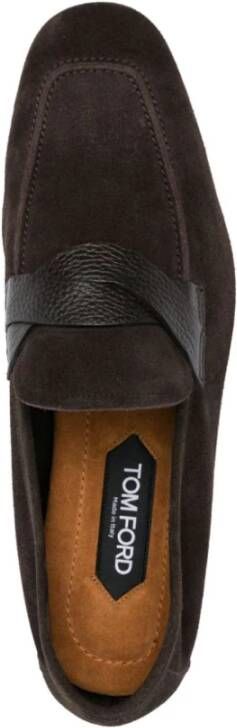 Tom Ford Loafers Brown Heren