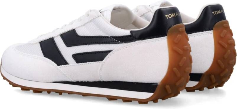 Tom Ford Luxe Sneakers Optic White Ss25 Multicolor Heren