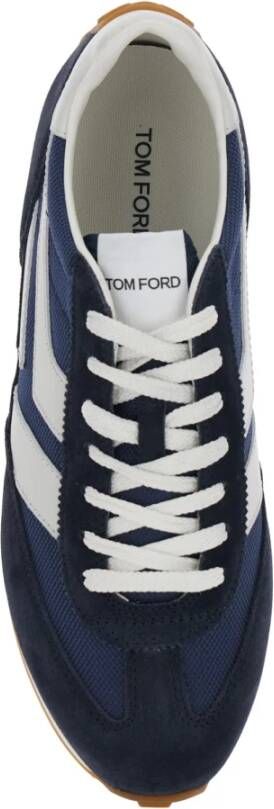 Tom Ford Mick Blue Sneakers