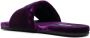 Tom Ford Paarse Monogram Fluweel Sandalen Purple Heren - Thumbnail 2