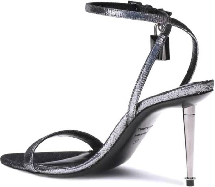 Tom Ford Padlock Sandalen met Metalen Stiletto Hak