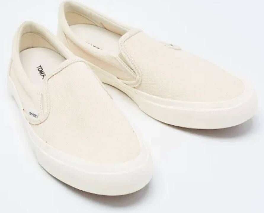 Tom Ford Pre-owned Canvas sneakers White Dames