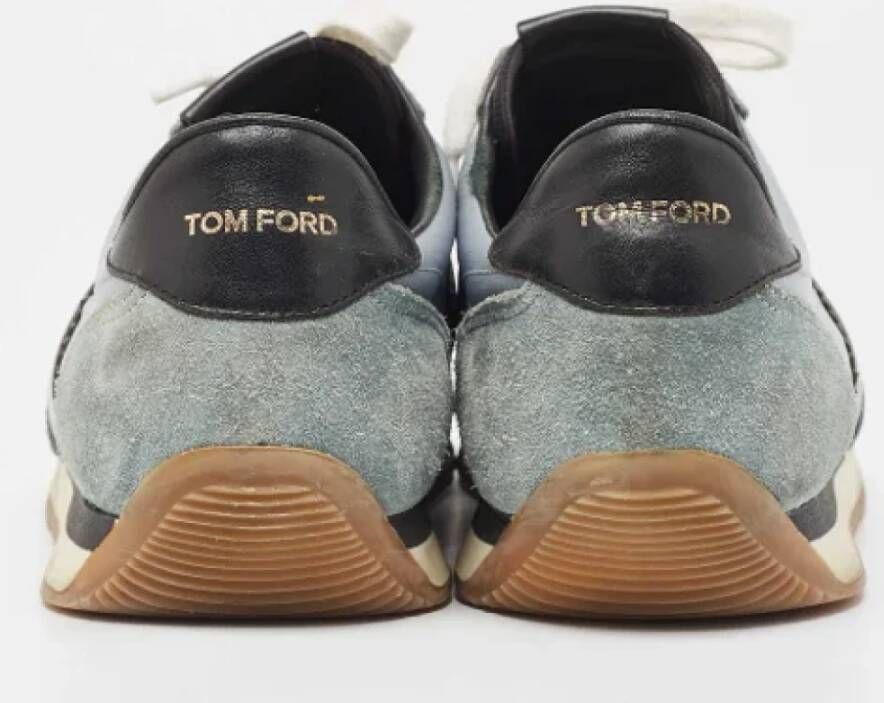 Tom Ford Pre-owned Fabric sneakers Blue Heren