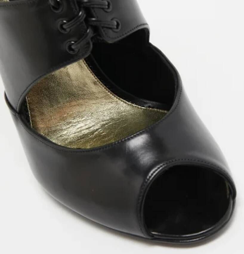 Tom Ford Pre-owned Leather boots Black Dames