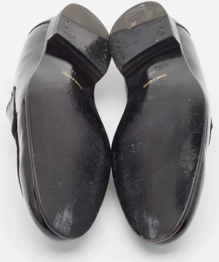 Tom Ford Pre-owned Leather flats Black Heren