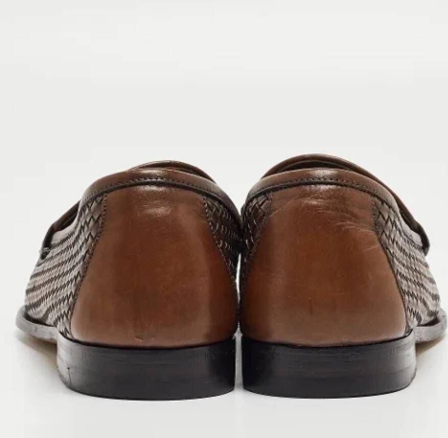 Tom Ford Pre-owned Leather flats Brown Dames