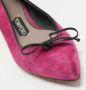 Tom Ford Pre-owned Leather flats Purple Dames - Thumbnail 7