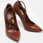 Tom Ford Pre-owned Leather heels Brown Dames - Thumbnail 4