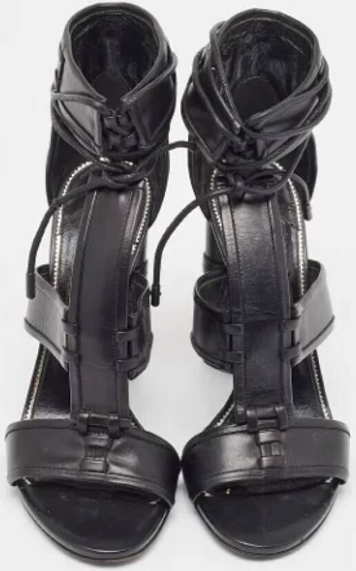 Tom Ford Pre-owned Leather sandals Black Dames