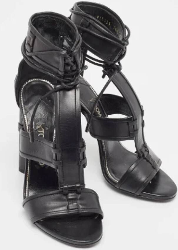 Tom Ford Pre-owned Leather sandals Black Dames